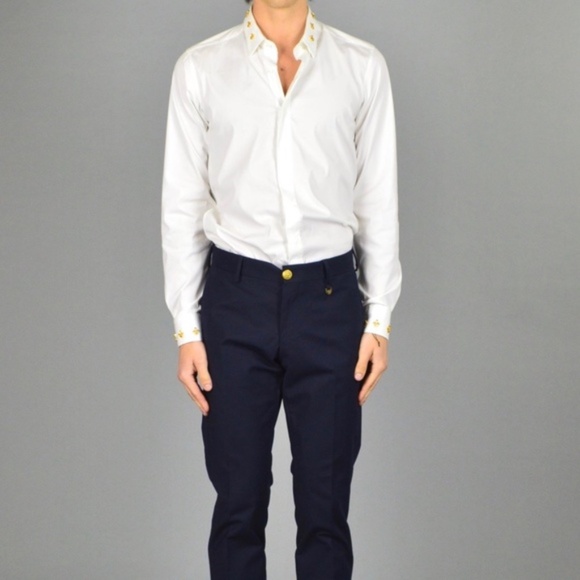 Men’s Slim-Fit Performance Stretch Solid Shirt - Picture 12 of 12